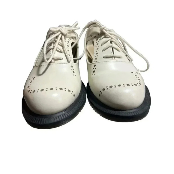 DR.MARTENS cream Kensington brogues “ruby” size 5 - Picture 3 of 12